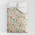 Vintage Ornaments Duvet Cover Gallery Image 6