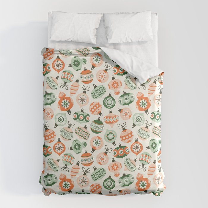 Vintage Ornaments Duvet Cover Gallery Image 6