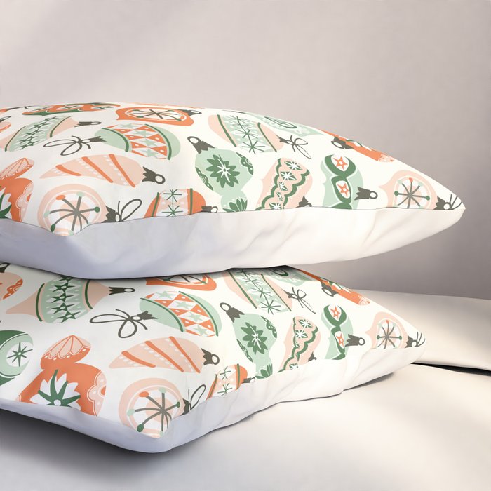 Vintage Ornaments Pillow Sham Gallery Image 3