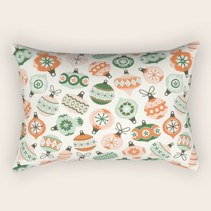 Vintage Ornaments Rectangular Pillow Gallery Image 2