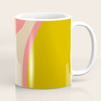 abstract composition modern blush pink Coffee Mug Gallery Image 1