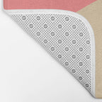 abstract composition modern blush pink Bath Mat Gallery Image 2