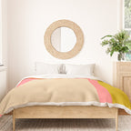 abstract composition modern blush pink Duvet Cover Gallery Image 3
