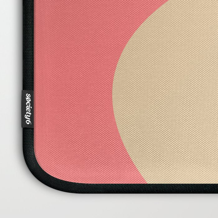 abstract composition modern blush pink Laptop Sleeve Gallery Image 3
