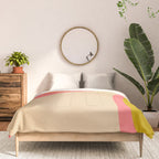 abstract composition modern blush pink Comforter Gallery Image 3