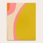 abstract composition modern blush pink Notebook Gallery Image 4
