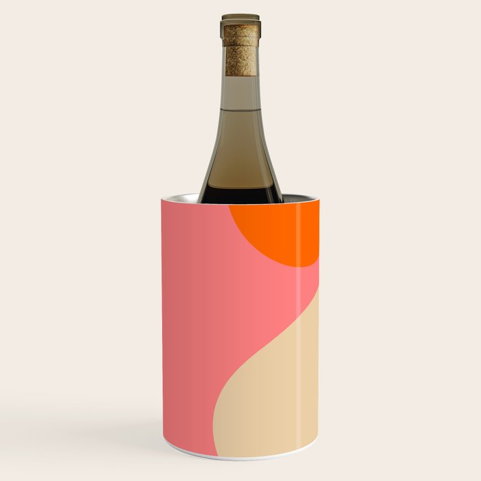 abstract composition modern blush pink Wine Chiller Gallery Image 2