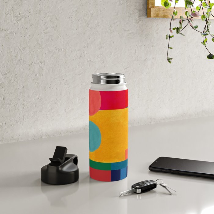 Geometric Shapes 149 Water Bottle Gallery Image 4