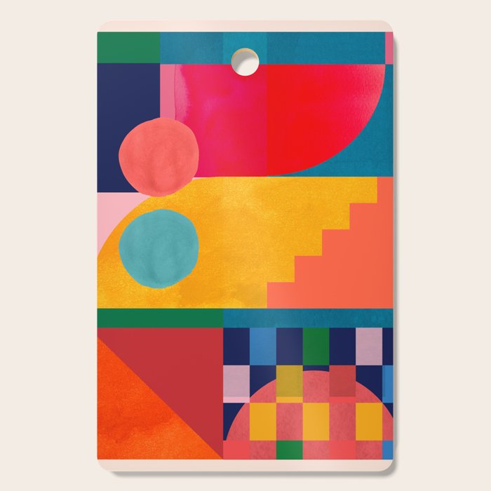 Geometric Shapes 149 Cutting Board Gallery Image 1