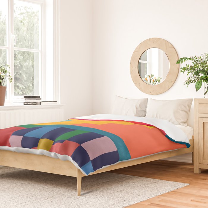 Geometric Shapes 149 Duvet Cover Gallery Image 2