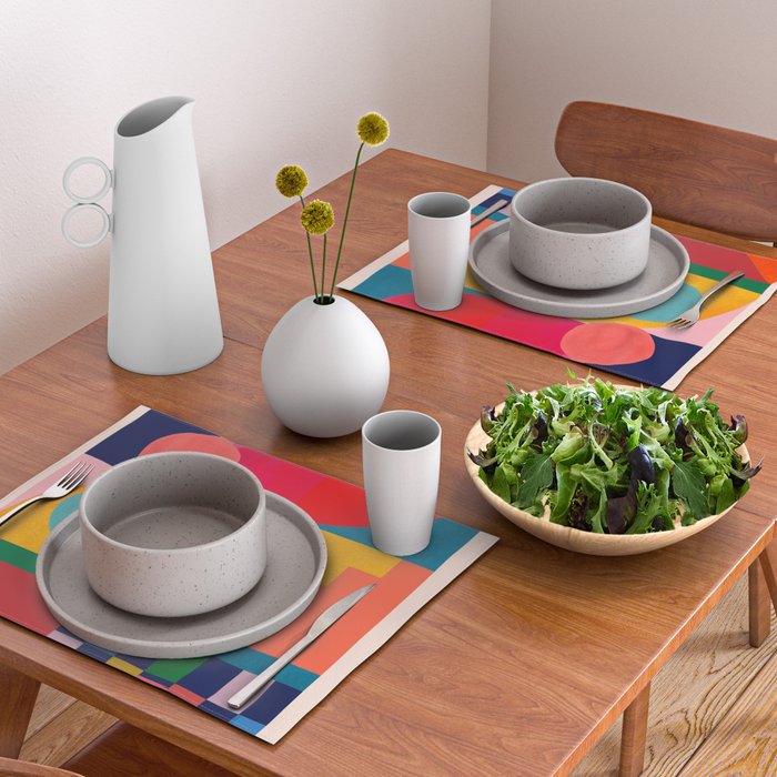 Geometric Shapes 149 Placemat Gallery Image 2