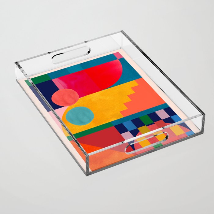 Geometric Shapes 149 Acrylic Tray Gallery Image 1