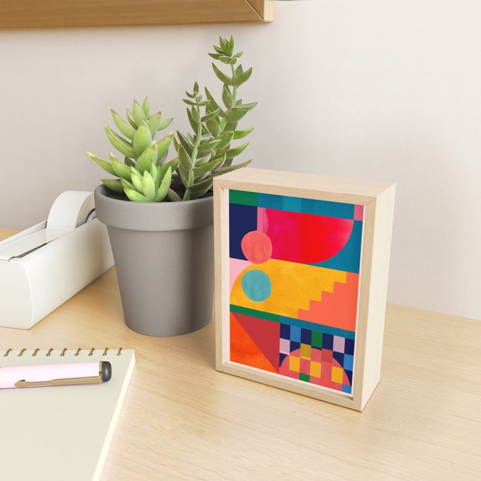 Geometric Shapes 149 Mini Art Print Gallery Image 2