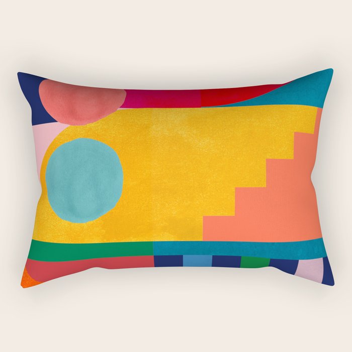 Geometric Shapes 149 Rectangular Pillow Gallery Image 1