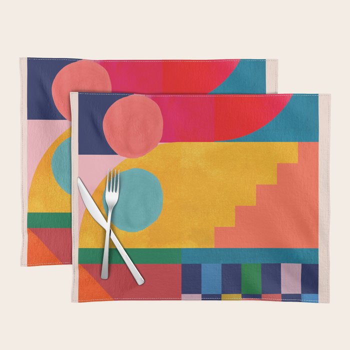 Geometric Shapes 149 Placemat Gallery Image 1