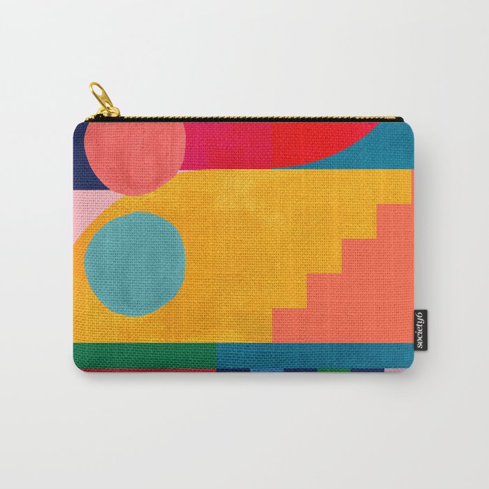 Geometric Shapes 149 Carry All Pouch Gallery Image 1