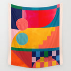 Geometric Shapes 149 Wall Tapestry Gallery Image 4