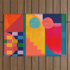 Geometric Shapes 149 Outdoor Rug Gallery Image 1