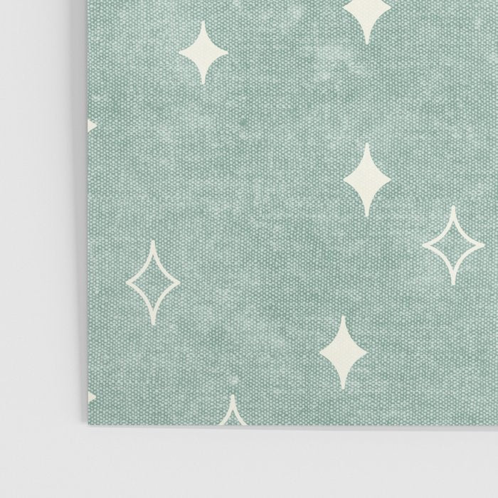 moon and stars - surf blue Poster Gallery Image 3