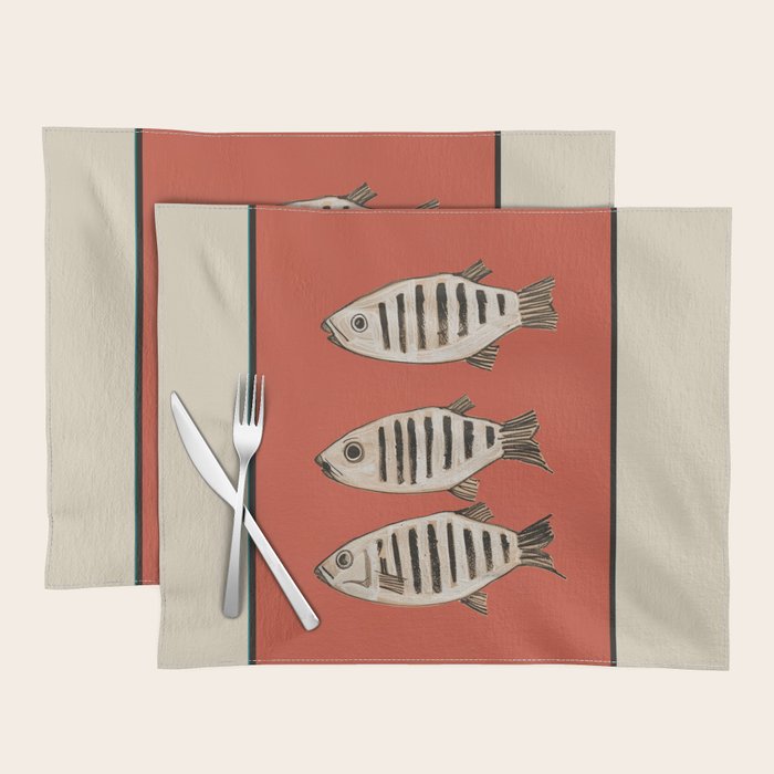 Abstract Fish Study I Placemat Gallery Image 1