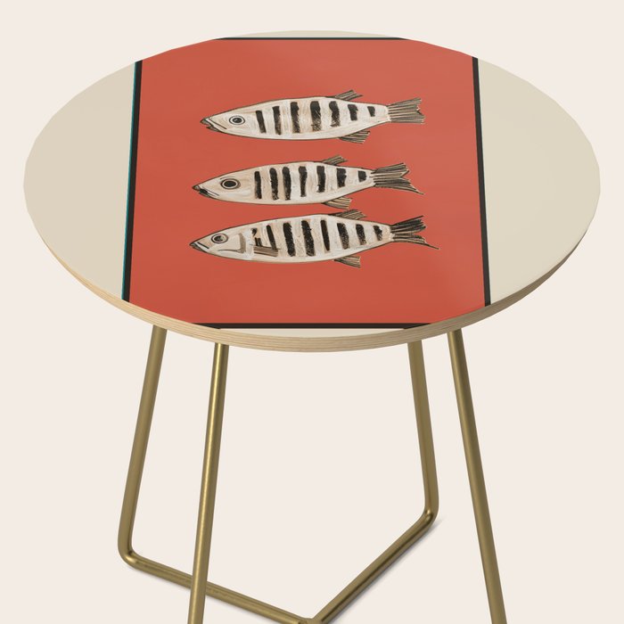 Abstract Fish Study I Side Table Gallery Image 2