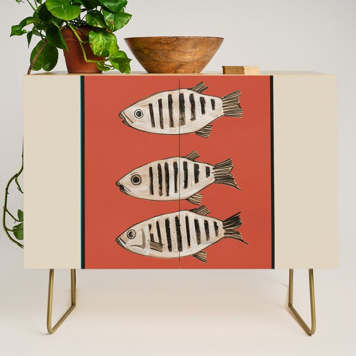 Abstract Fish Study I Credenza Gallery Image 1