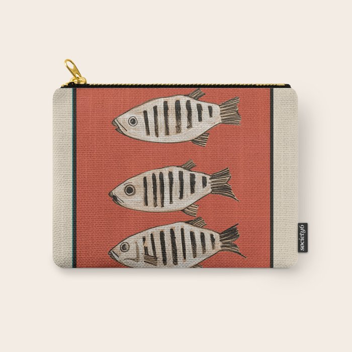Abstract Fish Study I Carry All Pouch Gallery Image 1