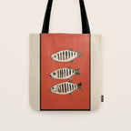 Abstract Fish Study I Tote Bag Gallery Image 1