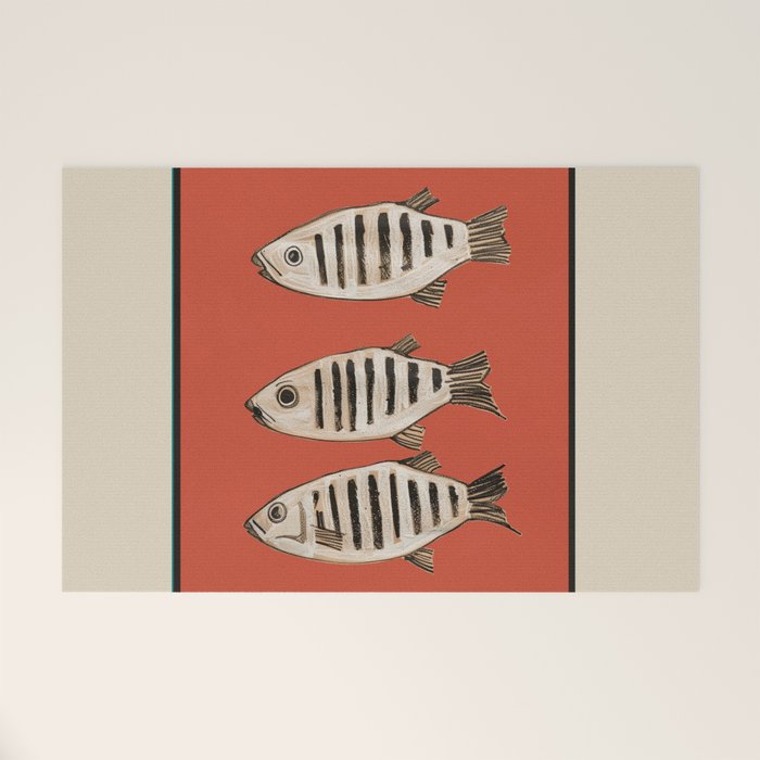 Abstract Fish Study I Welcome Mat Gallery Image 1