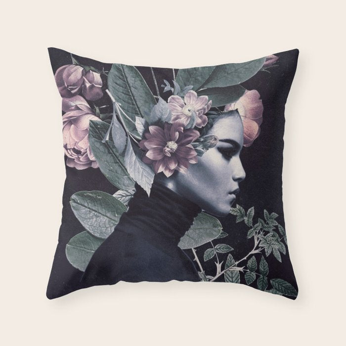 In Bloom 17 Throw Pillow Gallery Image 1