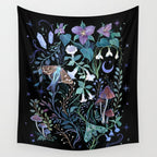 Night Garden Wall Tapestry Gallery Image 4