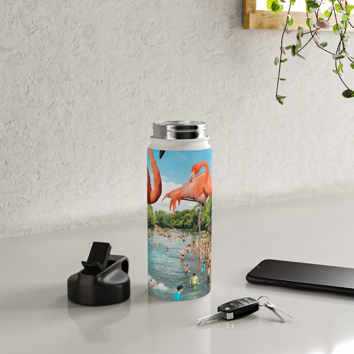 Flamingo Shore Water Bottle Gallery Image 4