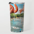 Flamingo Shore Travel Mug Gallery Image 3