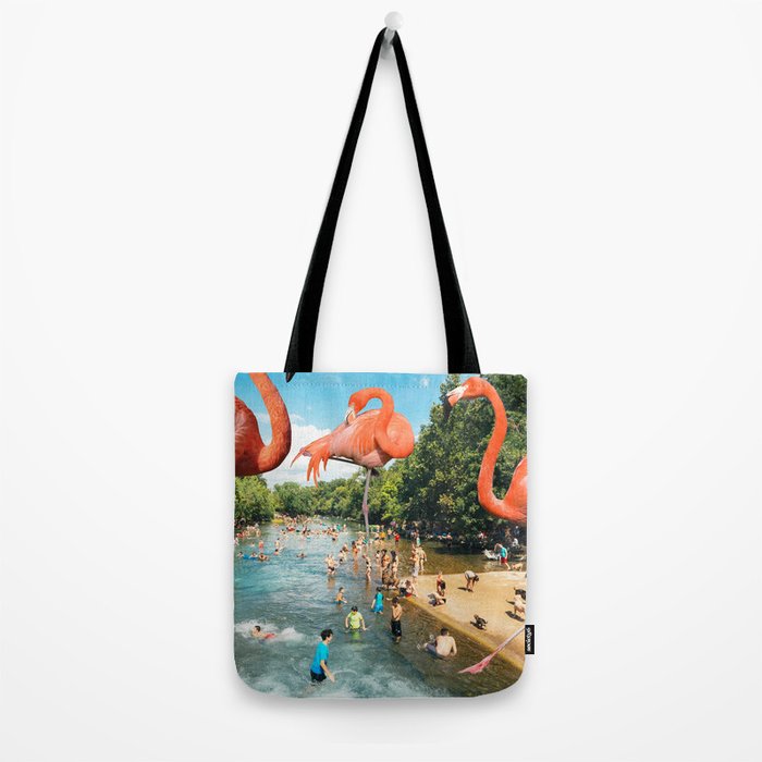 Flamingo Shore Tote Bag Gallery Image 2