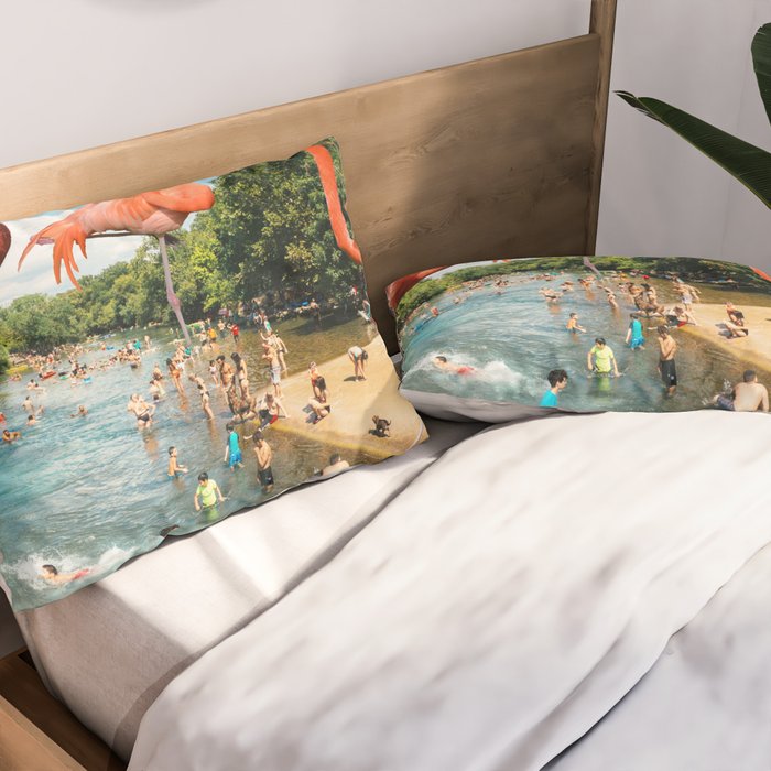 Flamingo Shore Pillow Sham Gallery Image 2