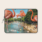 Flamingo Shore Laptop Sleeve Gallery Image 1