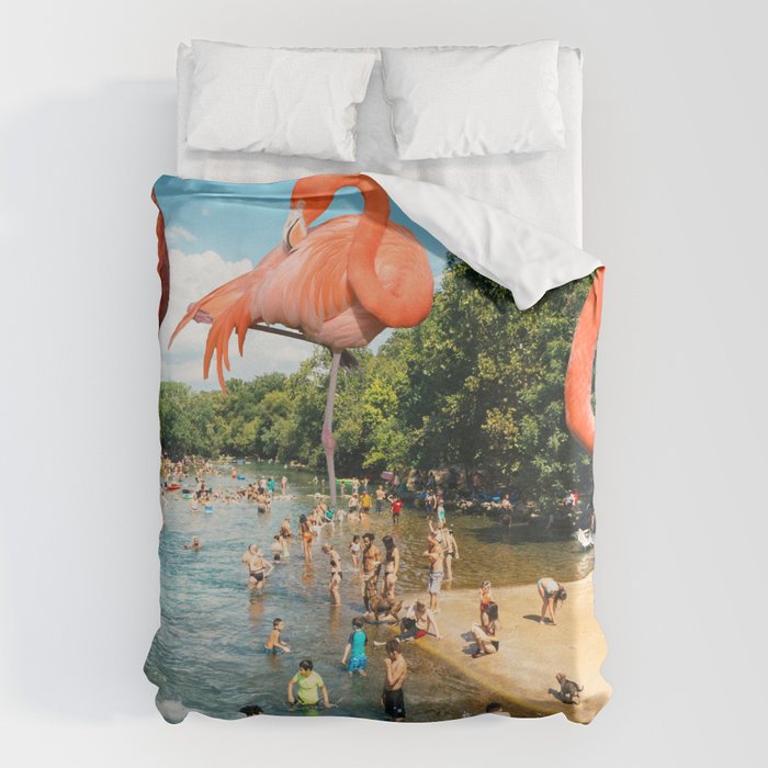 Flamingo Shore Duvet Cover Gallery Image 6