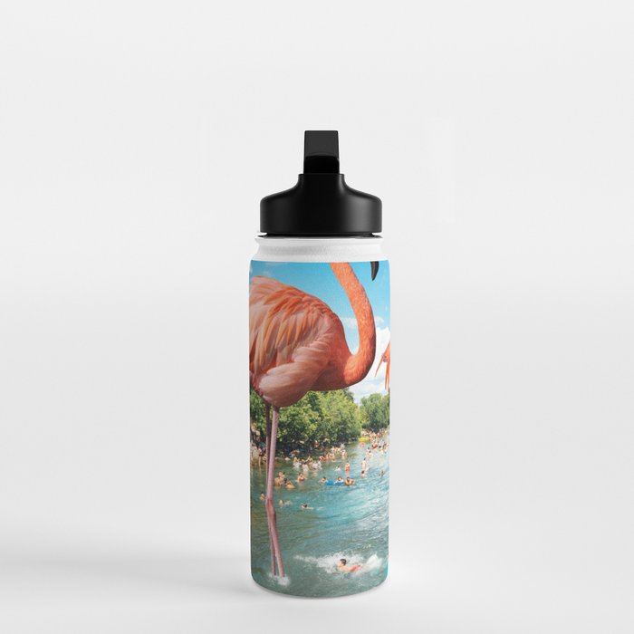 Flamingo Shore Water Bottle Gallery Image 3