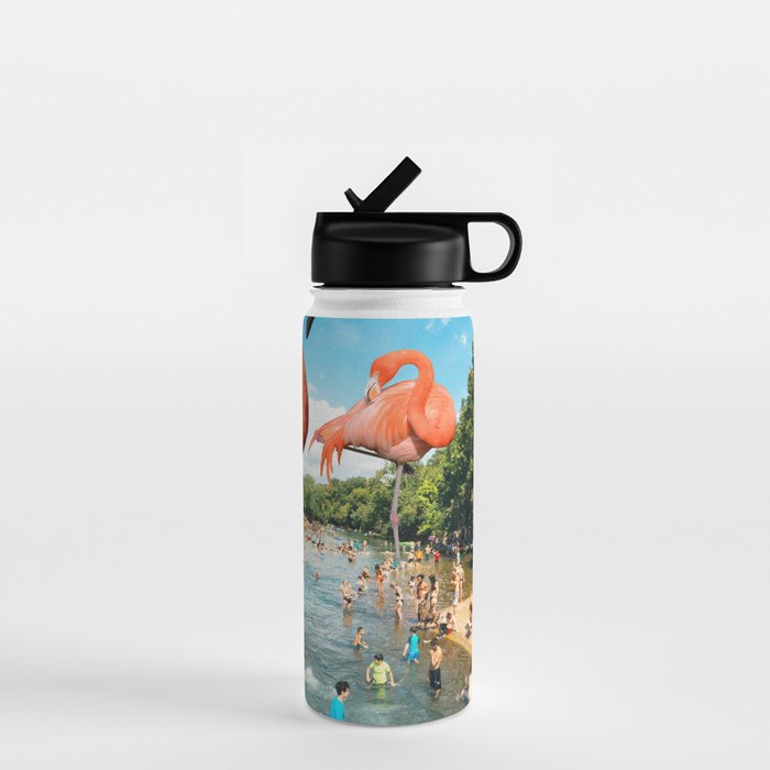 Flamingo Shore Water Bottle Gallery Image 1