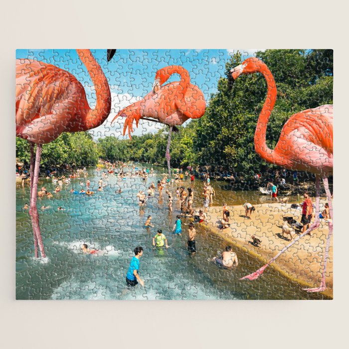 Flamingo Shore Jigsaw Puzzle Gallery Image 1
