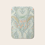Woodland soil Morris style mint Bath Mat Gallery Image 1