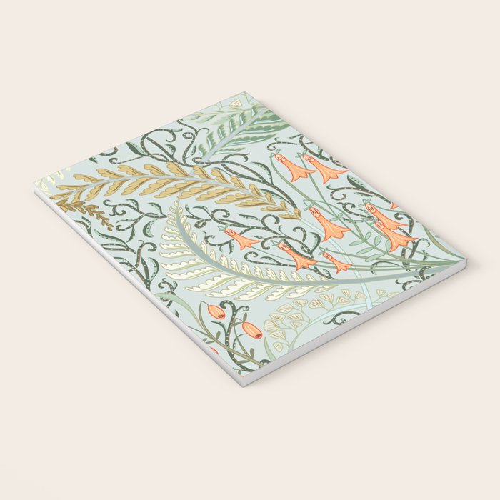 Woodland soil Morris style mint Notebook Gallery Image 3