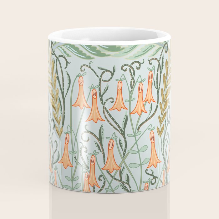 Woodland soil Morris style mint Coffee Mug Gallery Image 4