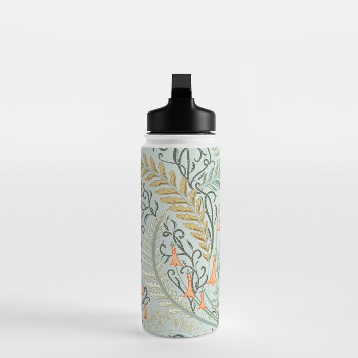 Woodland soil Morris style mint Water Bottle Gallery Image 3
