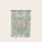 Woodland soil Morris style mint Wall Hanging Gallery Image 1