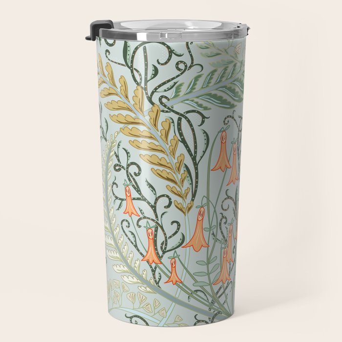 Woodland soil Morris style mint Travel Mug Gallery Image 3