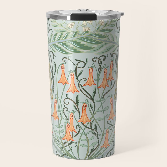 Woodland soil Morris style mint Travel Mug Gallery Image 1