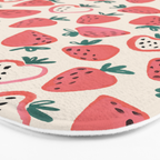 Strawberry Love Bath Mat Gallery Image 3