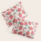 Strawberry Love Pillow Sham Gallery Image 3
