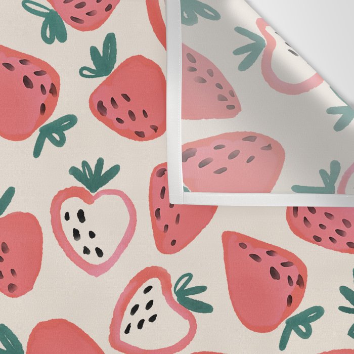 Strawberry Love Wall Tapestry Gallery Image 3